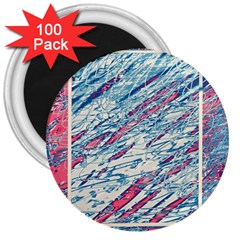 Colorful Pattern 3  Magnets (100 Pack)