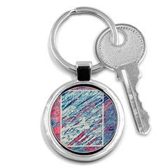 Colorful Pattern Key Chains (round) 