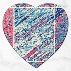 Colorful Pattern Jigsaw Puzzle (heart)