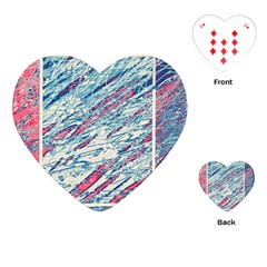 Colorful Pattern Playing Cards (heart) 