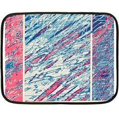 Colorful Pattern Double Sided Fleece Blanket (mini) 