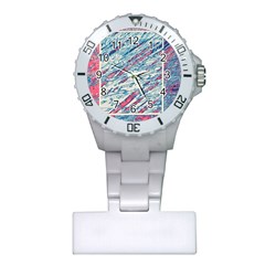 Colorful Pattern Plastic Nurses Watch