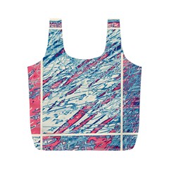 Colorful Pattern Full Print Recycle Bags (m) 