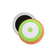 Green And Orange Design 1 75  Magnets