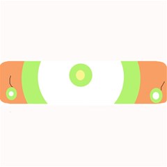 Green And Orange Design Large Bar Mats