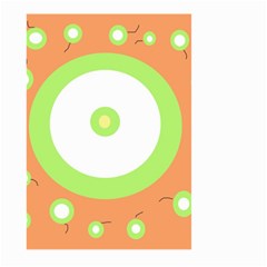 Green And Orange Design Large Garden Flag (two Sides)