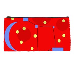 Red Sky Pencil Cases by Valentinaart