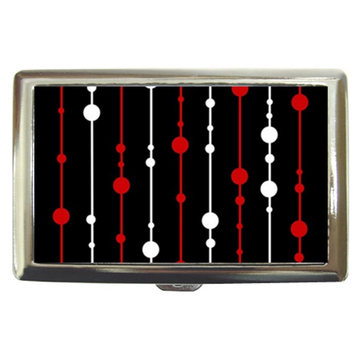 Red black and white pattern Cigarette Money Cases