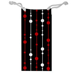 Red Black And White Pattern Jewelry Bags