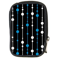 Blue, White And Black Pattern Compact Camera Cases