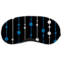 Blue, White And Black Pattern Sleeping Masks