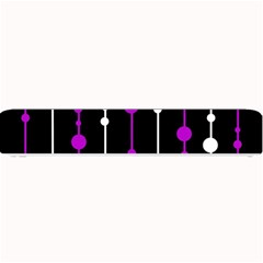 Purple, Black And White Pattern Small Bar Mats