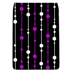 Purple, Black And White Pattern Flap Covers (s) 