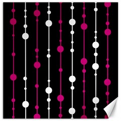 Magenta White And Black Pattern Canvas 20  X 20  