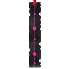 Magenta White And Black Pattern Large Book Marks