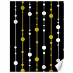 yellow, black and white pattern Canvas 36  x 48   35.26 x46.15  Canvas - 1