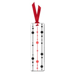 Red, Black And White Pattern Small Book Marks