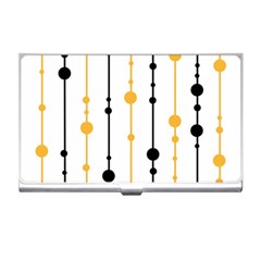 Yellow, Black And White Pattern Business Card Holders