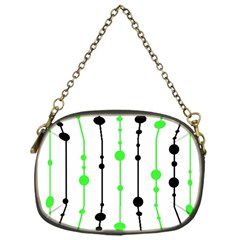 Green Pattern Chain Purses (one Side) 