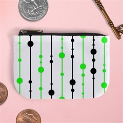 Green Pattern Mini Coin Purses