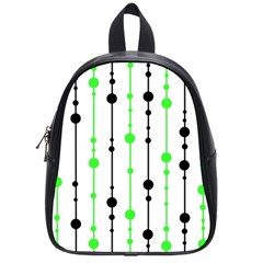 Green Pattern School Bags (small) 