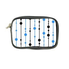 Blue, White And Black Pattern Coin Purse by Valentinaart