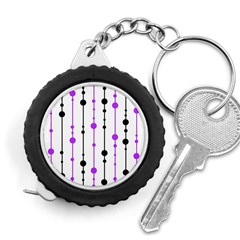 Purple, White And Black Pattern Measuring Tapes