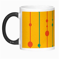 Yellow, Green And Red Pattern Morph Mugs by Valentinaart