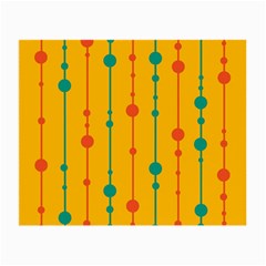 Yellow, Green And Red Pattern Small Glasses Cloth