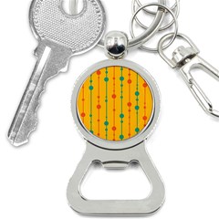 Yellow, Green And Red Pattern Bottle Opener Key Chains