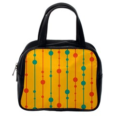 Yellow, Green And Red Pattern Classic Handbags (one Side) by Valentinaart