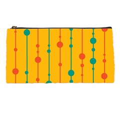 Yellow, Green And Red Pattern Pencil Cases