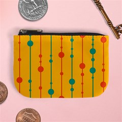 Yellow, Green And Red Pattern Mini Coin Purses