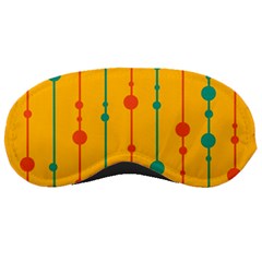 Yellow, Green And Red Pattern Sleeping Masks