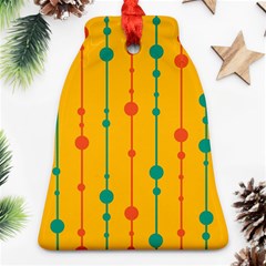 Yellow, Green And Red Pattern Ornament (bell) 