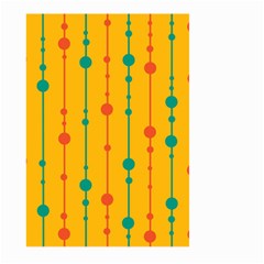 Yellow, Green And Red Pattern Large Garden Flag (two Sides)