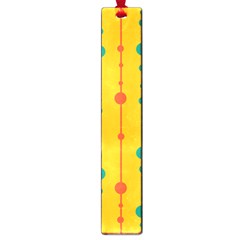 Yellow, Green And Red Pattern Large Book Marks