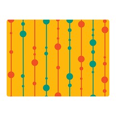 Yellow, Green And Red Pattern Double Sided Flano Blanket (mini)  by Valentinaart