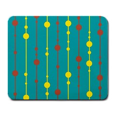 Green, Yellow And Red Pattern Large Mousepads