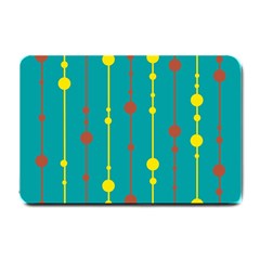 Green, Yellow And Red Pattern Small Doormat 