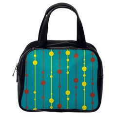 Green, Yellow And Red Pattern Classic Handbags (one Side)