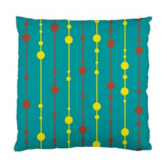 Green, Yellow And Red Pattern Standard Cushion Case (one Side) by Valentinaart