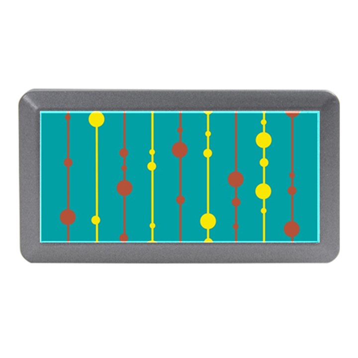 Green, yellow and red pattern Memory Card Reader (Mini)