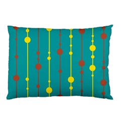 Green, Yellow And Red Pattern Pillow Case (two Sides) by Valentinaart