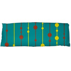 Green, Yellow And Red Pattern Body Pillow Case Dakimakura (two Sides)