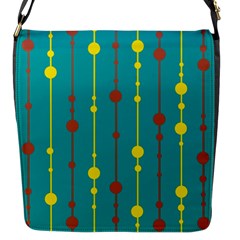 Green, Yellow And Red Pattern Flap Messenger Bag (s) by Valentinaart