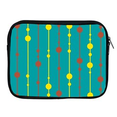 Green, Yellow And Red Pattern Apple Ipad 2/3/4 Zipper Cases by Valentinaart