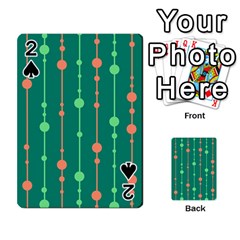 Green Pattern Playing Cards 54 Designs 