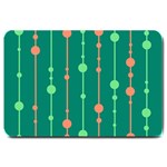 Green pattern Large Doormat  30 x20  Door Mat