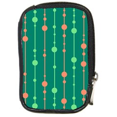 Green Pattern Compact Camera Cases